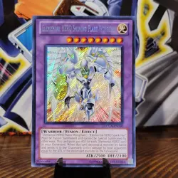 Yu-Gi-Oh Elemental HERO Shining Flare Wingman LCGX-EN050 Secret Rare UNLIMITED - Image 1