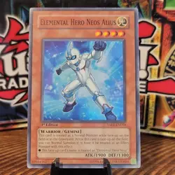 Yu-Gi-Oh! Elemental Hero Neos Alius 1st Edition TAEV-EN018 Super Rare Near Mint - Image 1