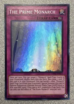 The Prime Monarch OP02-EN013 OTS Tournament Pack 2 Super Rare Unlimited NM - Image 1