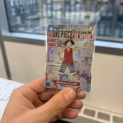 One Piece Monkey.D.Luffy College Basketball Promo Card St. John’s Sealed - Image 5