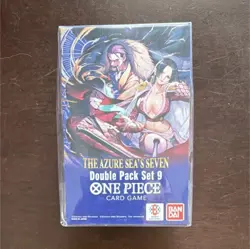 Bandai One Piece Card Game The Azure Sea's Seven Double Pack Set 9 - Image 1