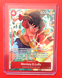 Monkey.D.Luffy OP12-015 SR (Alt Art) NM English One Piece TCG Card Game - Image 2
