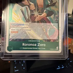 Roronoa Zoro PRB02-006, One Piece TCG premium booster, The Best Vol. 2 R English - Image 3