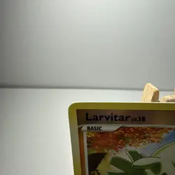 Larvitar 87/123 (Mysterious Treasures) - Common -2007- Pokemon Card Reverse Foil - Image 2