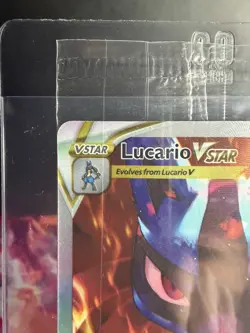 HOLOGRAPHIC FULL ART Lucario VSTAR SWSH291 SWSH Sword Shield Promo Card SEALED - Image 2