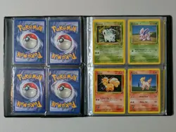 1999 Pokemon 4 Pocket Trading Card Game Collector's Album/Binder With Cards 742818083201 - Image 1