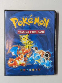 1999 Pokemon 4 Pocket Trading Card Game Collector's Album/Binder With Cards 742818083201 - Image 2