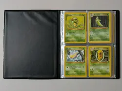 1999 Pokemon 4 Pocket Trading Card Game Collector's Album/Binder With Cards 742818083201 - Image 3