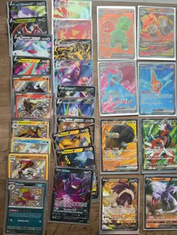 50 CARD LOT Pokemon Cards (V, VSTAR, VMAX, EX, Shiny &) - Image 2