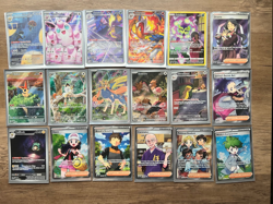Set of 18 illustration + Trainers Pokemon Cards TCG - Image 1