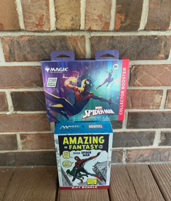 Magic The Gathering TCG Spider-Man Collector Omega Booster Box/Gift Bundle Box - Image 1
