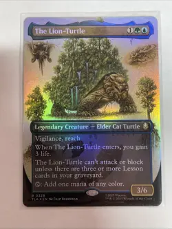 The Lion-Turtle (Borderless) Avatar: The Last Airbender Foil #328 Rare - Image 1