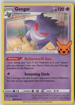 Gengar (066/196) [Holo Rare,Holo] Pokemon Trick or Trade BOOster 2023 [ENG] - Image 1