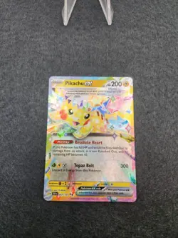 Pikachu Ex 57/191 Double Rare SV:08 Surging Sparks NM Pokemon TCG - Image 2