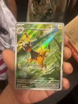 Pokemon TCG Heliolisk Twilight Masquerade Illustration Rare Card 177/167 - Image 1