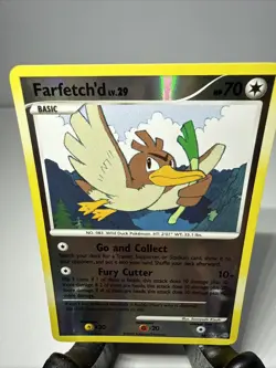 2008 Pokemon Diamond and Pearl Stormfront Reverse Foil #38 Farfetch'd, UC, LP - Image 1