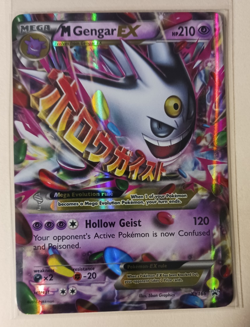 M Gengar EX Mega Evolution - XY166 Promo Holo - MP/LP - Pokemon - English - Image 3