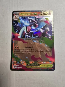 Pokemon TCG Mega Charizard x Ex 029 Blackstar Promo Mega Evolution - Image 1