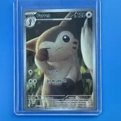 Furret 168/159 Illustration Rare - Journey Together Pokemon Scarlet Violet - NM - Image 1