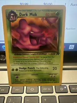 2000 POKEMON TEAM ROCKET DARK MUK 41/82 MP - Image 2