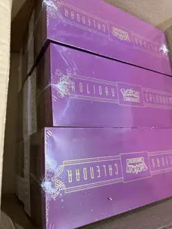 LOT OF (6) 2025 POKEMON TCG HOLIDAY ADVENT CALENDAR BOX NEW SEALED CHRISTMAS - Image 3