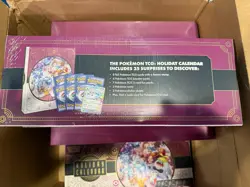 LOT OF (6) 2025 POKEMON TCG HOLIDAY ADVENT CALENDAR BOX NEW SEALED CHRISTMAS - Image 4