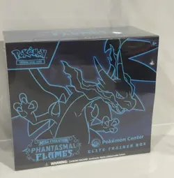 Pokemon TCG Phantasmal Flames Pokemon Center Exclusive Elite Trainer Box Sealed - Image 1
