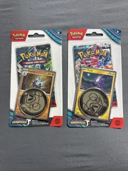 2 Pokemon Scarlet and Violet Twilight Masquerade Booster Packs + Coins 2024 - Image 1