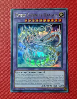 LED3-EN012 Cyber Eternity Dragon Ultra Rare 1st Edition NM Yugioh Card - Image 1