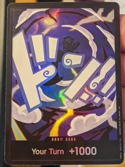 One Piece TCG DON Card (Gear 5 Luffy) PRB02 Foil - Image 1