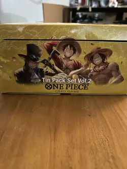 Lot Of 12 One Piece Tin Pack Set Vol. 2 TS-02 Display English - 24 Packs Op13 - Image 1