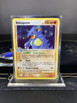 Pokemon Card Ex FireRed LeafGreen Nidoqueen 9/112 2004 Non Reverse Holo LP - Image 1
