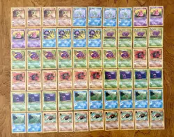 Vintage Fossil Pokemon Cards 225 Lot WOTC Unlimited (225 cards between 1-62) - Image 2