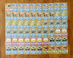 Vintage Fossil Pokemon Cards 225 Lot WOTC Unlimited (225 cards between 1-62) - Image 3