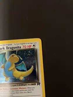1st Edition Dark Dragonite 5/82 Team Rocket Set Holo Rare 2000 Pokemon Card NM - Image 3