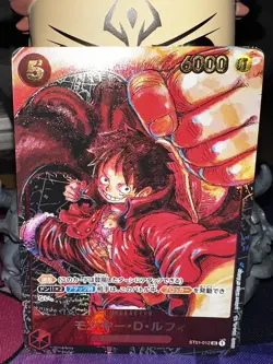 One Piece Card Game - Monkey D Luffy ST01-012 SR Illustrated by Mr. Oda Japanese - Image 1