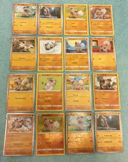 ROCKRUFF & LYCANROC BUNDLE OF POKEMON CARDS - Image 1