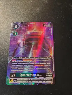 Digimon Card Game Quartzmon ACE (SP) - Sinister Order EX10-023 SR - Image 1