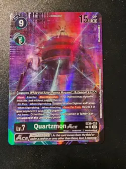 Digimon Card Game Quartzmon ACE (SP) - Sinister Order EX10-023 SR - Image 2
