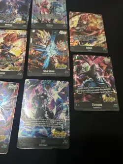 Dragon Ball Cards Lot Fusion World FS09 FS10 Holo Lot Son Goku Bulma Trunks - Image 5
