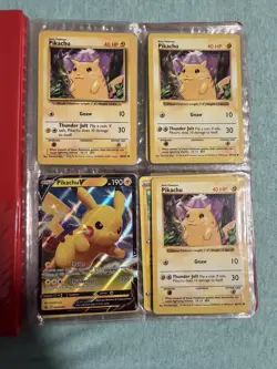 Pokemon Pikachu Card Lot - 22 Cards - 2 Shadowless - Image 1