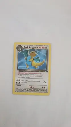 Pokemon 2000 Dark Dragonite TCG Card 22/82 Non-Holo. Rare Stage Two. - Image 1
