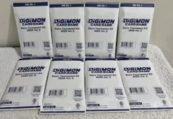 8 Packs Digimon Card Game Store Tournament Kit 2025 Vol. 3 Sealed English - Image 1