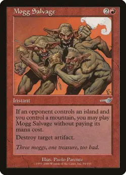 Nemesis Mogg Salvage MTG Magic the Gathering NM - Image 1