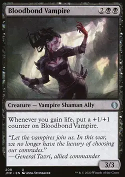 MTG Magic the Gathering Bloodbond Vampire (209/496) Jumpstart NM - Image 1