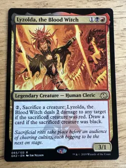 Magic The Gathering LYZOLDA BLOOD WITCH 65/133 Rare Ravnica Allegiance Guild MTG - Image 1