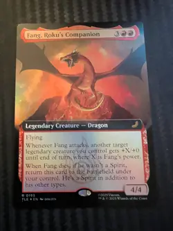 Fang, Roku's Companion Magic The Gathering Borderless Foil Avatar Set - Image 1