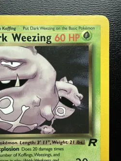 FREE SHIPPING Pokemon TCG Dark Weezing 31/82 Team Rocket Non Holo - Image 3