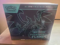 Pokemon TCG Mega Evolution Phantasmal Flames ETB *Factory Sealed* - Image 1