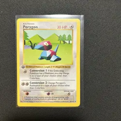 Porygon 039/102 Base Set (Shadowless) 1st Edition pokemon tcg - Image 1